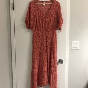 Floral Midi Dress Size 8